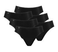 Slip SLOGGI "Slip 6er Pack", Damen, Gr. 40, schwarz, Obermaterial: 88% Polyamid PA. 12% Elasthan EL., Unterhosen Slip (30542736-40) schwarz
