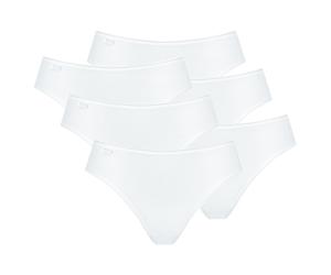 Sloggi Damen Tai, 6er Pack - 24/7 Microfibre, einfarbig weiß 40