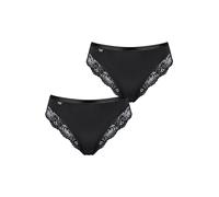 Sloggi Damen Tai-Slip 2-Pack Romance - Black - Größe 42