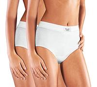 Sloggi Damen-Taillenslip Double Comfort Maxi 2er-Pack weiß Größe 44