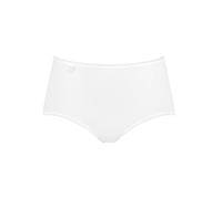 Sloggi Damen Unterhose 24/7 Cotton Midi, Baumwolle, 50, Weiß