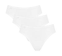 Sloggi Jazzpants Baumwoll-Stretch Weiß – 3er-Pack Größe 38