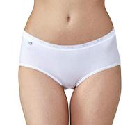 Sloggi Damen Hüftslip Jersey Basic – 2er-Pack Weiß Größe 42