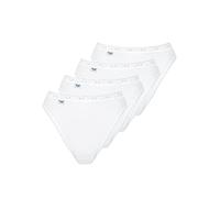 Sloggi Damen Unterhose Basic+ Tai 4er-Pack Weiß Größe 38