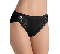 Sloggi Damen Unterhose Chic Tai 4er-Pack Schwarz Größe 44
