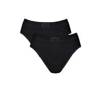 Sloggi Damen Unterhose Double Comfort Tai, 2-Pack, 48, Schwarz