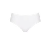 Sloggi Damen Unterhose Feel Sensational Midi, 38, Weiß