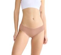 Sloggi Slip mit Spitzenbesatz Modell 'GO' im 3er-Pack in Beige, Größe S