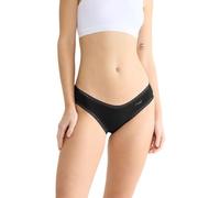 Sloggi Damen-Slips GO Crush Mini C3P, 3er-Pack, Stretch-Baumwolle, Schwarz XS