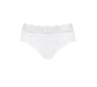 Sloggi Damen Unterhose Romance Midi, 40, Weiß