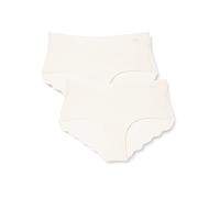 sloggi Zero Mikrofaser 2.0 H Shorts 2P Damen-Slip, Angora, 32