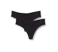 sloggi Damen Zero Microfibre 2.0 HHipstring 2P String, Black, L