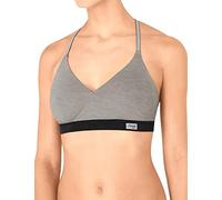 Sloggi Damen Women Move Flow Bralette, Mehrfarbig (Grey Combination M013), Small