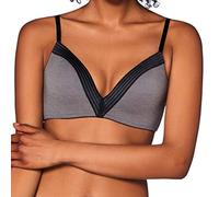 Sloggi Damen sloggi Wow Embrace PU Bügelloser BH Schwarz (Black Combination M014) S