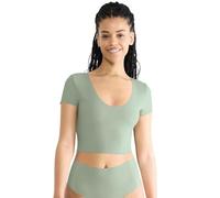Sloggi Damen Zero Feel 2.0 Crop Top Undershirt (1er Pack)