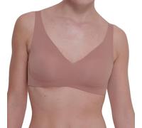 Sloggi Bügelloser BH ZERO Feel 2.0 Soft Bra mit herausnehmbaren Pads Damen Gr. S braun cacao