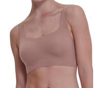 Sloggi Bustier ZERO Feel 2.0 Top – nahtlos, herausnehmbare Pads – Braun (cacao) S