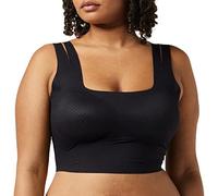 Sloggi Damen Bustier ZERO Feel Flow – bügellos nahtlos, einfarbig Schwarz XS