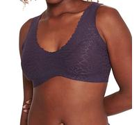 Sloggi Damen Zero Feel Lace 2.0 Bralette, Blueberry, M