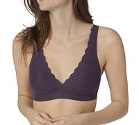 Sloggi Damen Zero Feel Lace Bralette Bustier, Blackcurrant Juice, XS