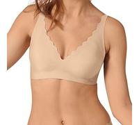 Sloggi Damen Zero Feel Wavy Bralette BH Peanut Butter S