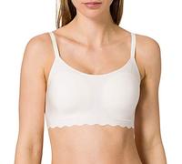 Sloggi Damen Zero Feel Wavy Top BH Angora XS