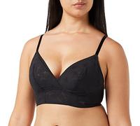 sloggi Damen ZERO Lace 2.0 Longline Bra Bügelloser BH, Black, XS