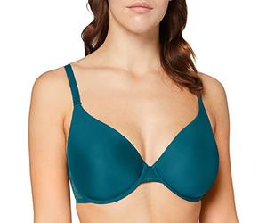 Sloggi Damen Zero Lace WHP Halbschalen BH , Grün (Mystic Sea 6723) , 75E