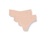 sloggi Damen Zero Microfibre 2.0 HHipstring 2P String, Cameo Brown, S