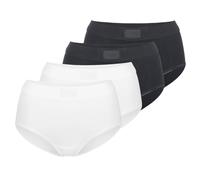 Sloggi - Double Comfort T - Maxi Slip - 4er Pack (46 Schwarz/weiß)