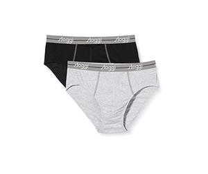 Sloggi for men Herren sloggi men Start HO Midi C2P Slip, per pack Grau (GREY COMBINATION M013), Small (Herstellergröße: 4)