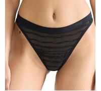 String SLOGGI "FREE Evolve", Damen, Gr. 1, schwarz, Single Jersey, Spitze, Obermaterial: 65% Polyester, 35% Elasthan, unifarben, körpernah, Unterhosen, super weich, dehnfähig, Spitzendetails (93741906