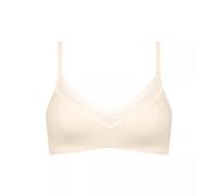 sloggi - Gefütterter BH - Weiß M - sloggi Go Ribbed - Unterwäsche für Frauen