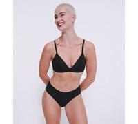 Sloggi GO CASUAL gefütterter BH aus Bio-Baumwolle Schwarz L