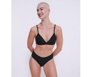 Sloggi GO CASUAL gefütterter BH aus Bio-Baumwolle Schwarz XL