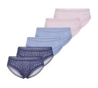 Sloggi - GO Crush - Mini Slip - 6er Pack (XS Rosa/blau)