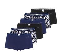 Sloggi - GO Crush - Short Slip - 6er Pack (S Schwarz/Blau)