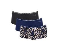 Sloggi Damen Sloggi GO Crush Short C3P, Blue - Dark Combination, S