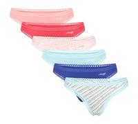 Sloggi - GO Crush - String - 6er Pack (L Rosa/blau)