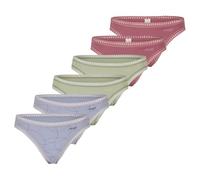 Sloggi - GO Crush - String - 6er Pack (M Lila/grün/blau)