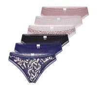 Sloggi - GO Crush - String - 6er Pack (S Rosa/Blau/Schwarz)