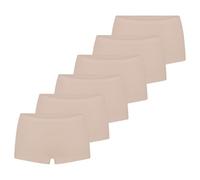 Sloggi - GO Daily Cotton Damen Short Slip - 3er Pack, Hoher Baumwollanteil, Taillenband mit Glanzeffekt, Perfekte Passform