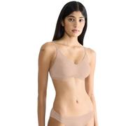 Sloggi Soft-BH GO Daily Cotton – 82% Baumwolle, 18% Elasthan, ohne Bügel, Beige XL