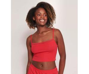 Sloggi GO Ribbed Crop top campari - XL