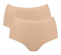 High-Waist-Slip SLOGGI "GO Sense", Damen, Gr. L, braun (peanut butter), Single Jersey, Obermaterial: 89% Modal, 11% Elasthan, Unterhosen, Santoni Rundstrick (86228619-L) peanut butter
