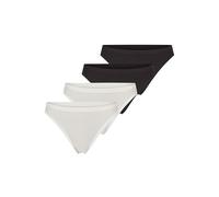Sloggi - GO Sense - Tanga - 4er Pack (M Schwarz/Creme)