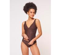Sloggi Hemdchen in Dunkelbraun - Größe L | Damen Loungewear