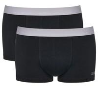 Sloggi Herren Hipster GO ABC 2.0 – 2er-Pack, Schwarz, Größe S