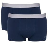 Retro Pants SLOGGI "men GO ABC 2.0 Hipster 2P" Gr. XXL, blau (navy) Herren Unterhosen (69983751-XXL) navy