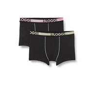 Sloggi Herren GO ABC Natural H Hipster 2P, Black, S